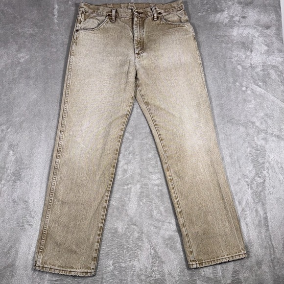 Wrangler Other - Vintage Wrangler Jeans Cowboy Cut 13MWZBW Brown Men's 34x30 Rodeo Western Wear